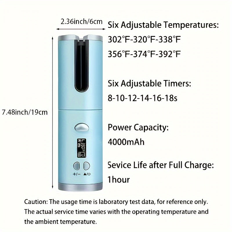 DELYOU Auto-Curler, Quick Charge USB