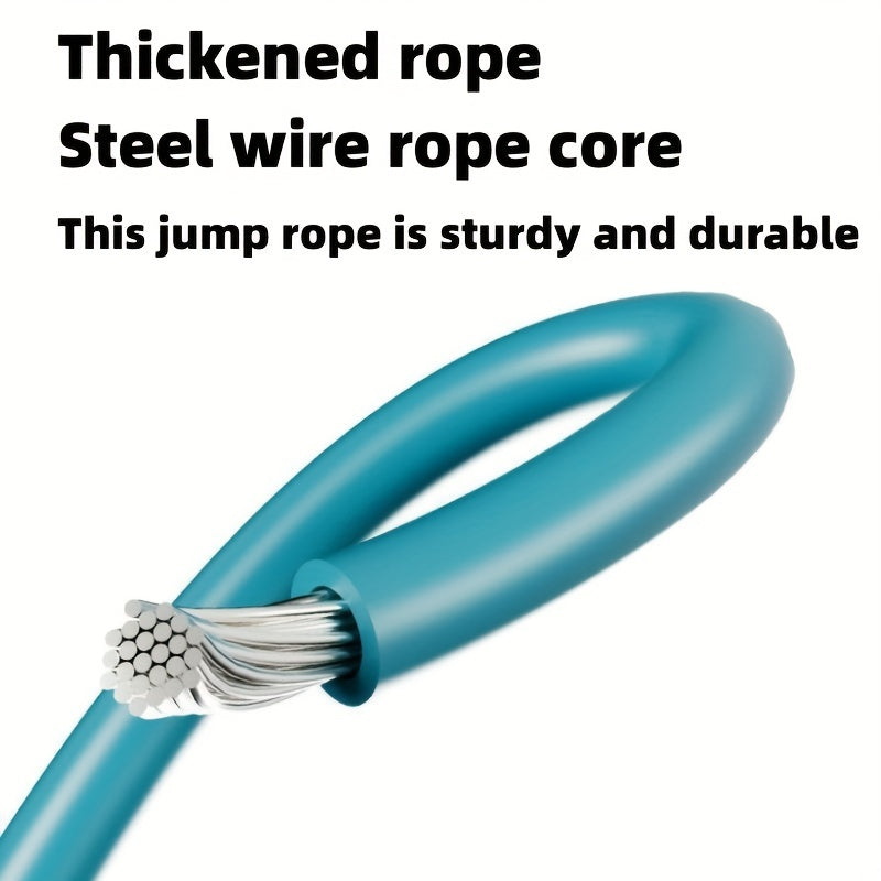 Premium Steel Wire Jump Rope For Effective Indoor & Outdoor Workout