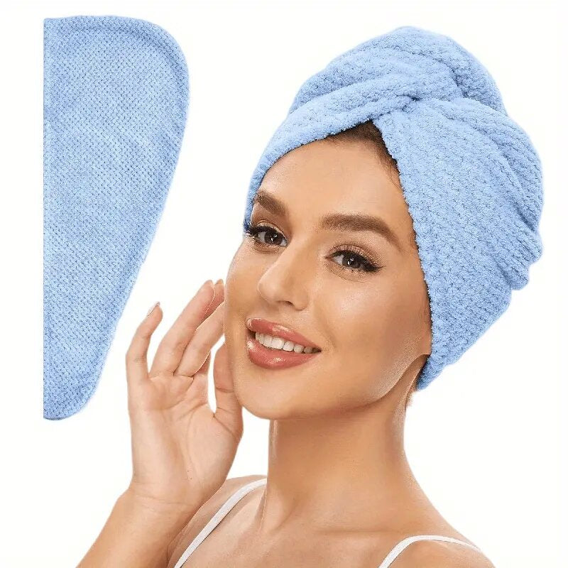 Ultra-Soft Microfiber Hair Towel