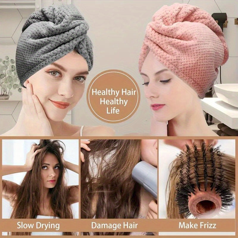 Ultra-Soft Microfiber Hair Towel