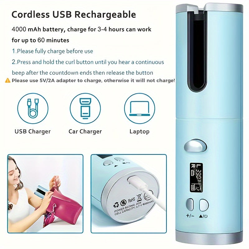 DELYOU Auto-Curler, Quick Charge USB