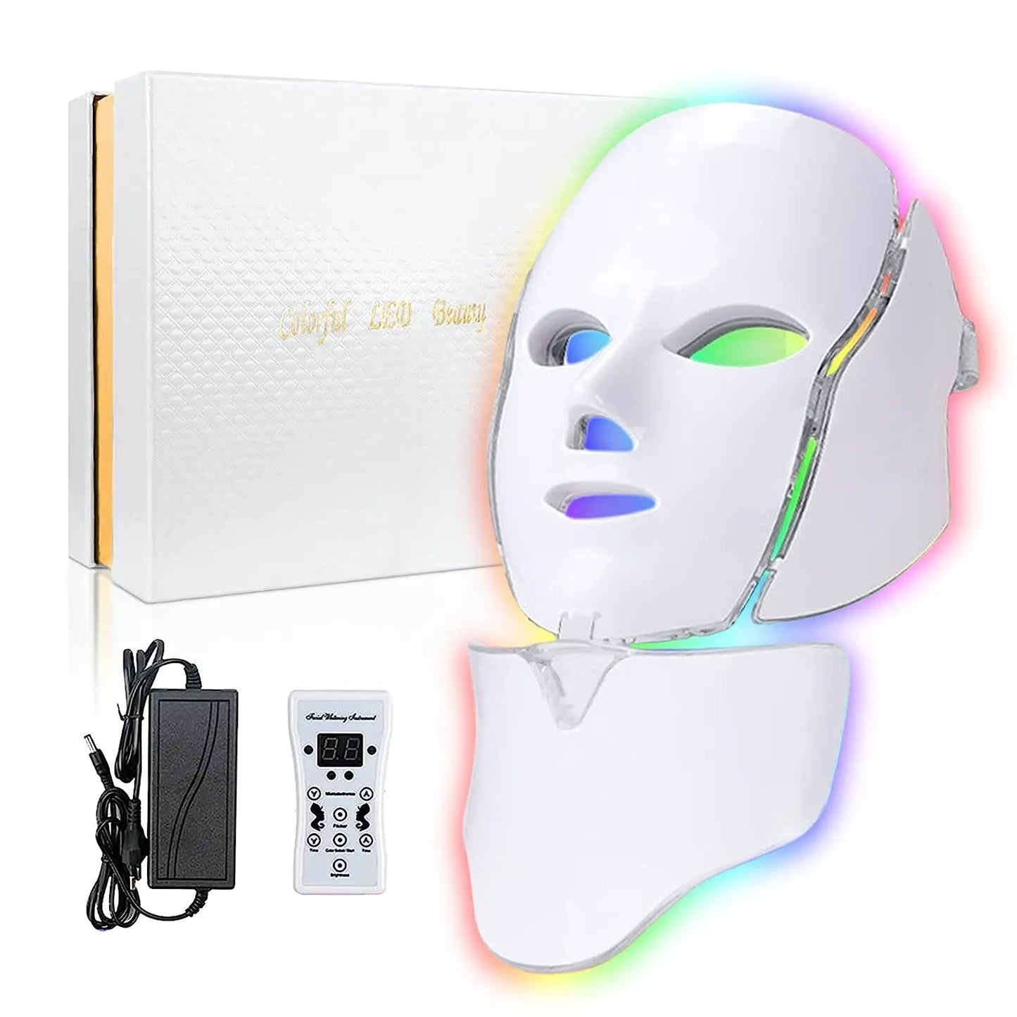 Light Therapy Face Beauty Facial 7 Colours LED Beauty Care Device