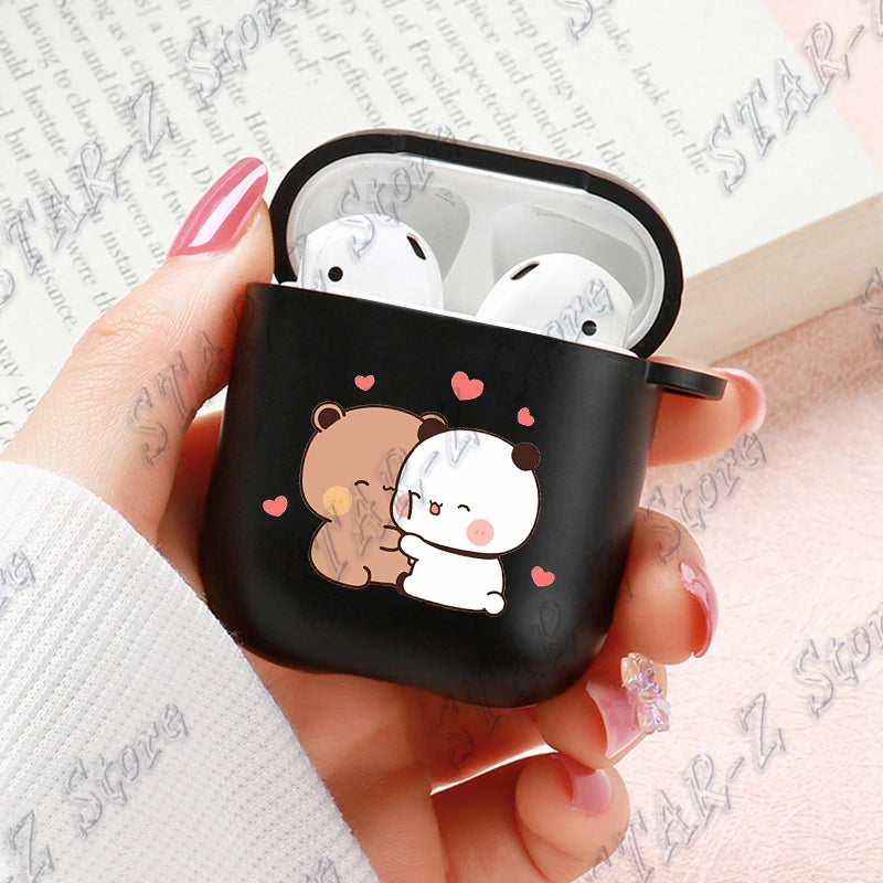 Cute Baby Bear Panda Bubu Dudu Soft Silicone Case for Apple Airpods Pro