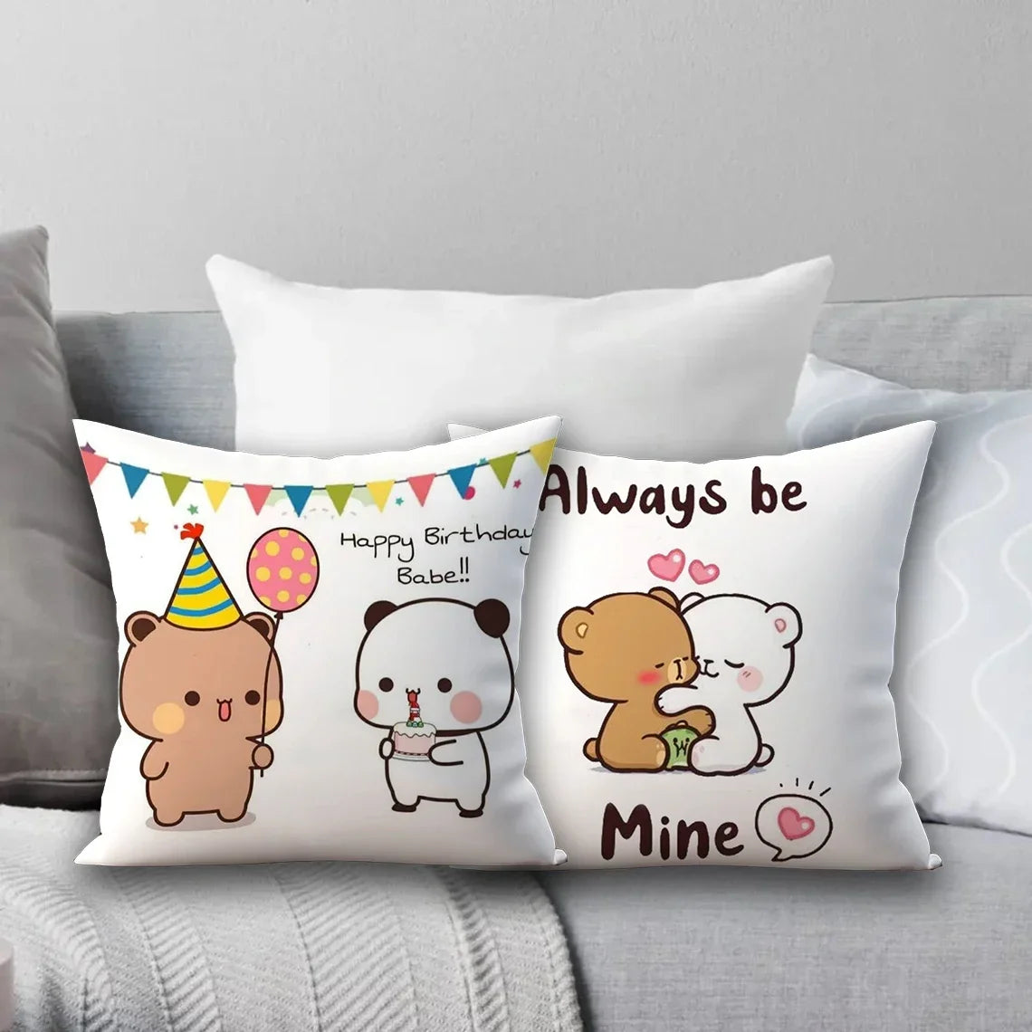 Bubu Dudu Cute Pillow Cover