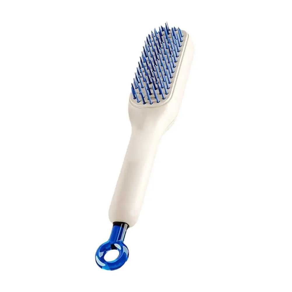Retractable Comb Self-cleaning Hair Brush Anti-static Massage Comb For Women Smooth Hair Self Cleaning Hair Brush