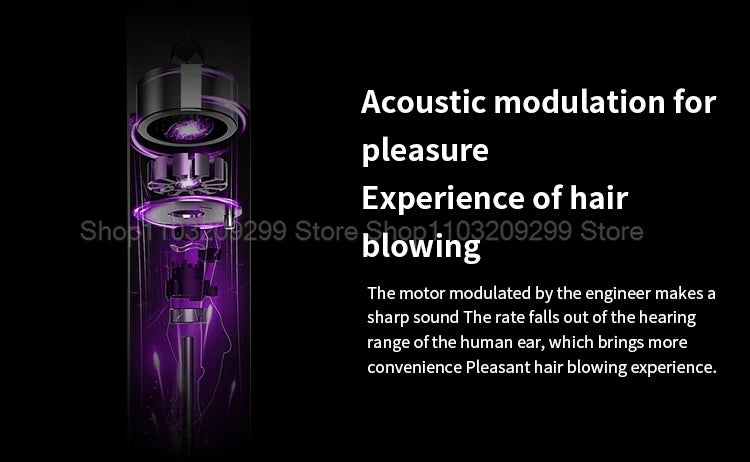 Professinal Leafless Hair Dryer Negative Lon Hair Care Quick Dry Home Powerful Hairdryer Constant 200 Million Anion Blow Dryer