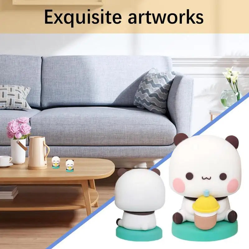 Bubu And Dudu Panda Bear Figure Doll