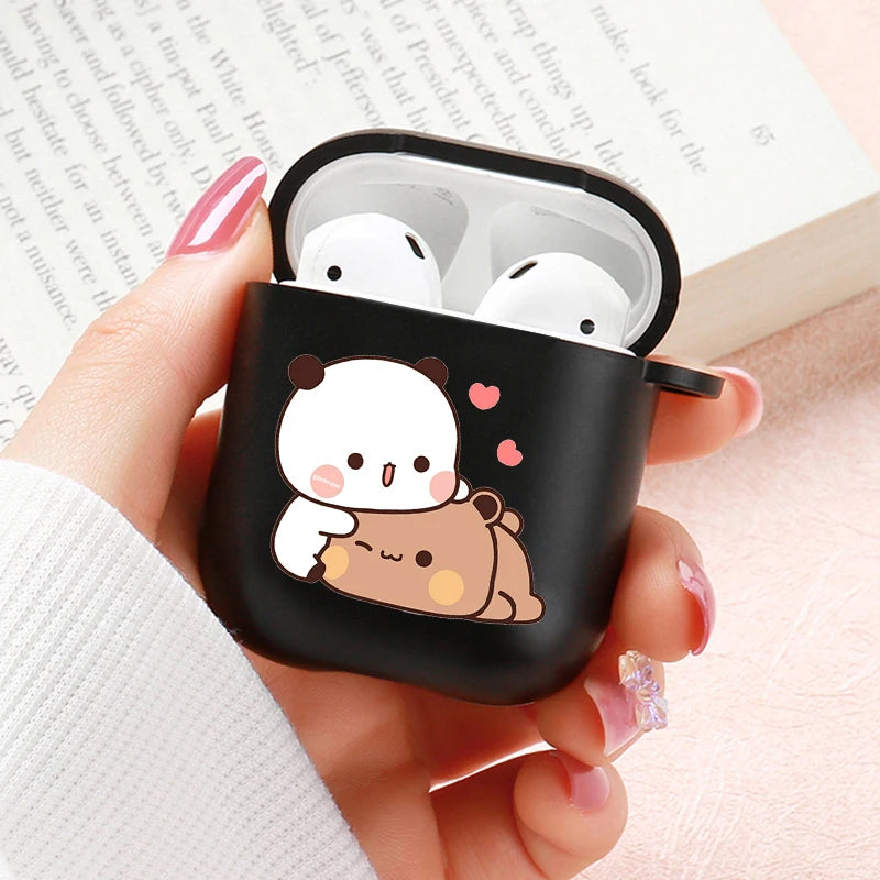 Cute Baby Bear Panda Bubu Dudu Soft Silicone Case for Apple Airpods Pro