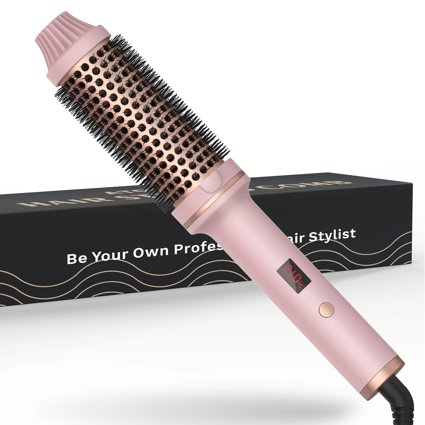Hair Curling Iron Brush