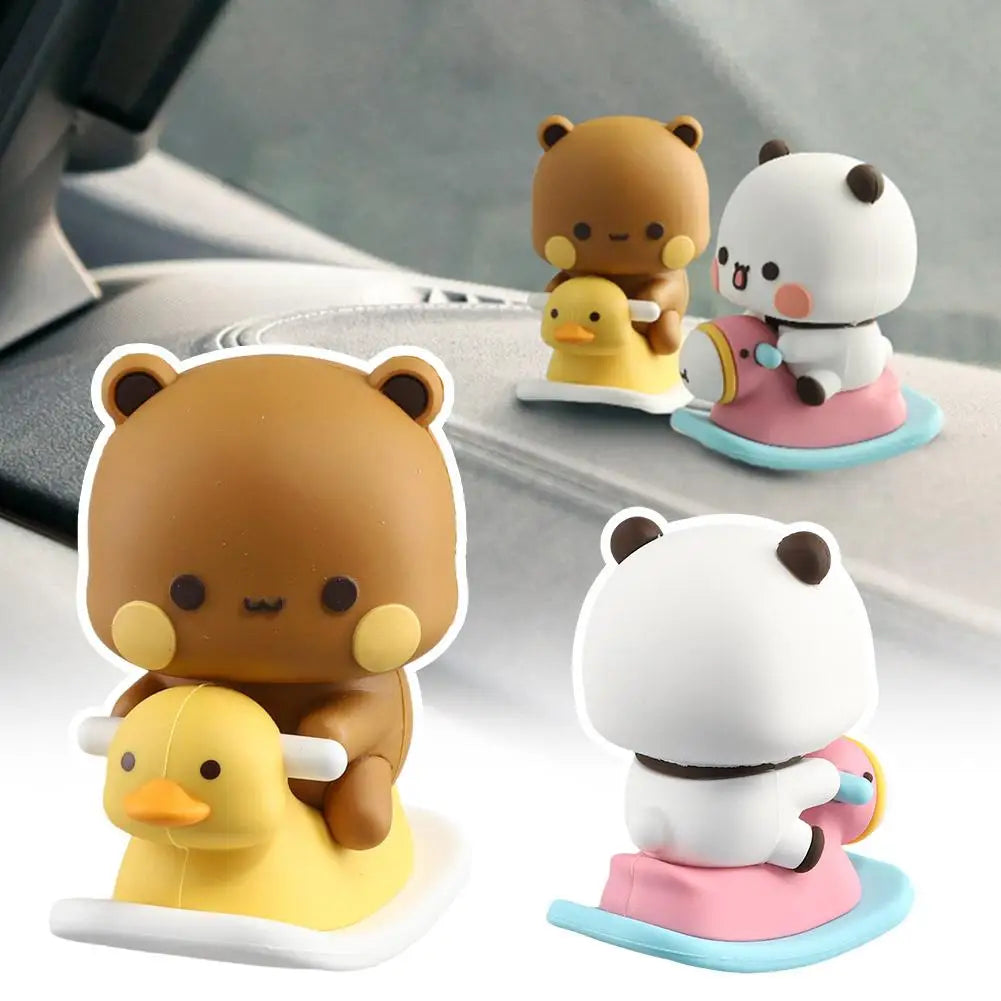 Car Dashboard Decoration Panda Bubu Dudu Cute Bear Toy