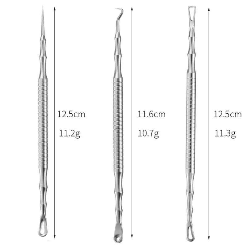 Blackhead Remover Acne Tool Pimples Removal Needles Extractor Tweezers Pore Cleaner Deep Cleaning Tool