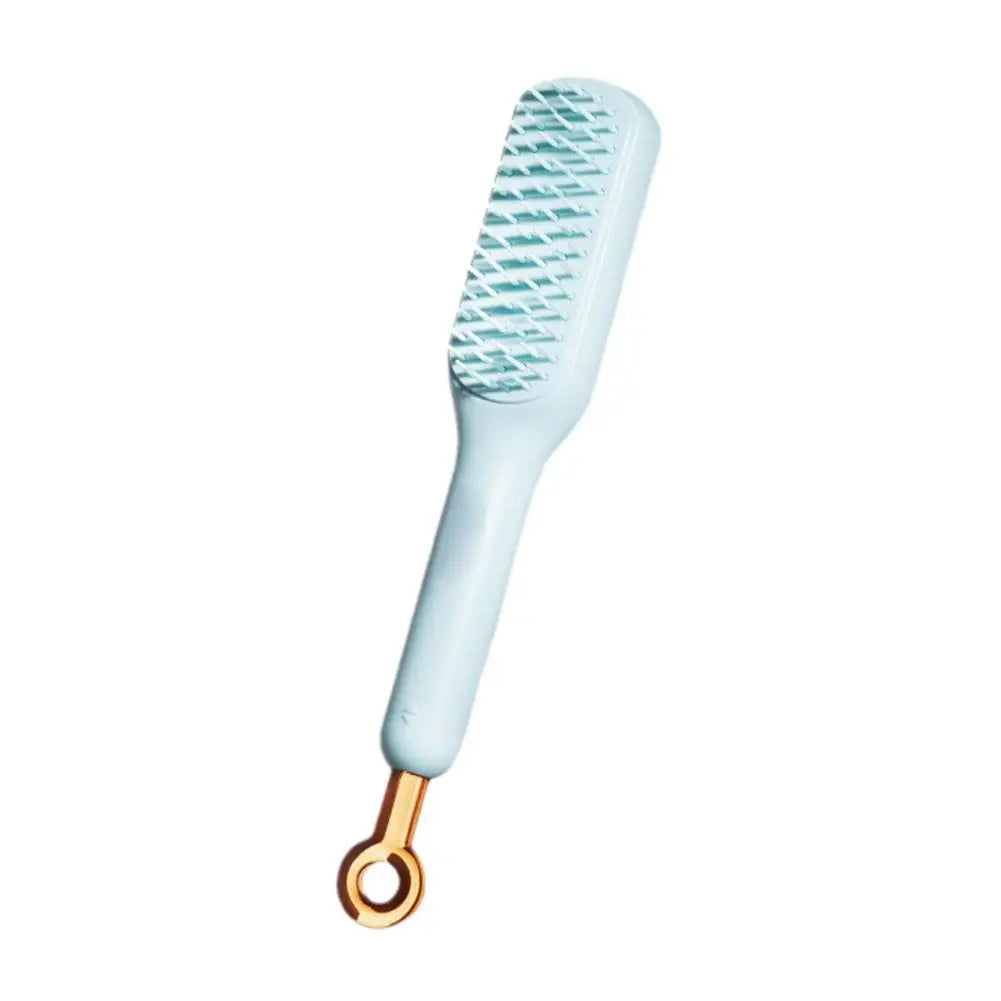 Retractable Comb Self-cleaning Hair Brush Anti-static Massage Comb For Women Smooth Hair Self Cleaning Hair Brush