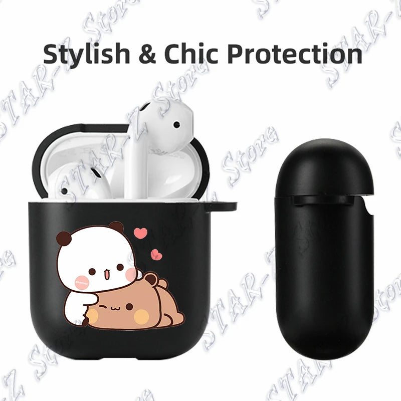 Cute Baby Bear Panda Bubu Dudu Soft Silicone Case for Apple Airpods Pro