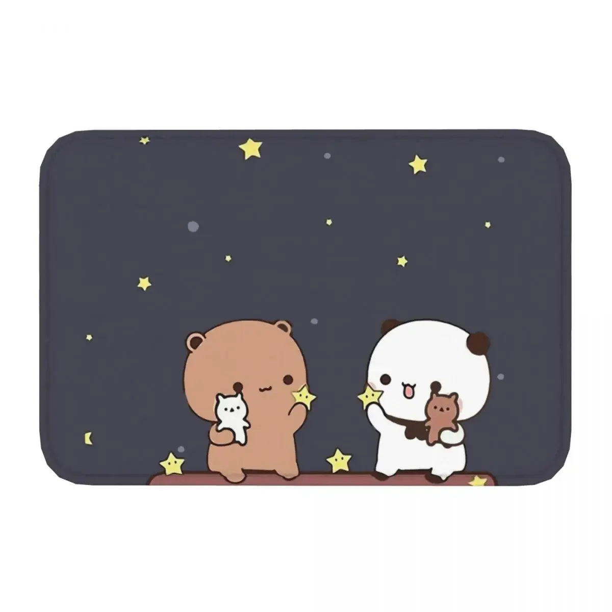 Bedroom Mat Bubu and Dudu watching the Moon Together