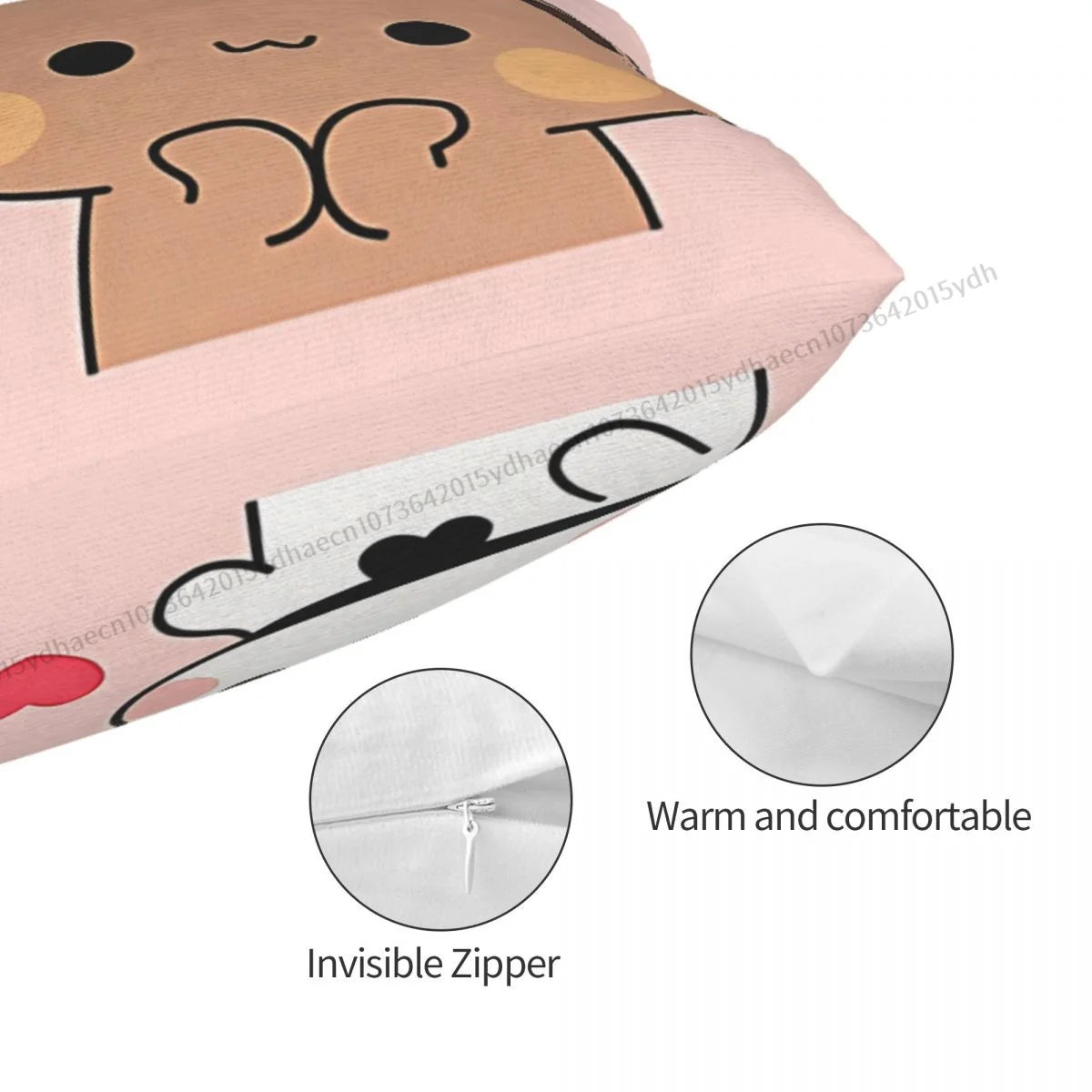 Love Cojines Pillowcase Bubu and Dudu Anime Covers
