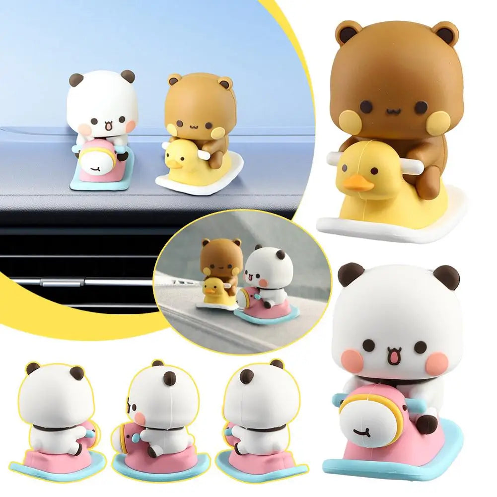 Car Dashboard Decoration Panda Bubu Dudu Cute Bear Toy
