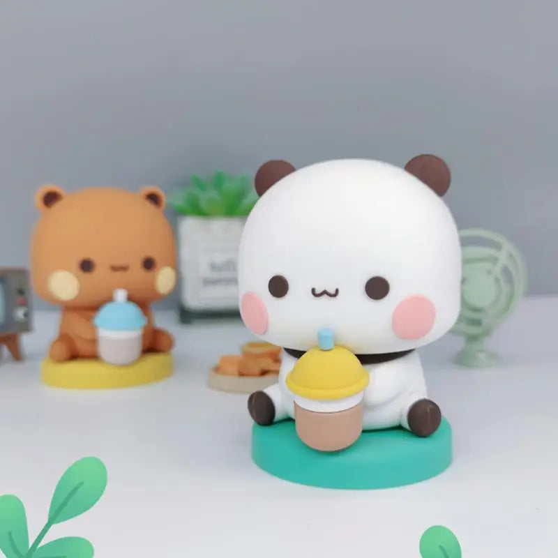 Bubu And Dudu Panda Bear Figure Doll