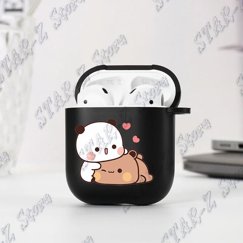 Cute Baby Bear Panda Bubu Dudu Soft Silicone Case for Apple Airpods Pro