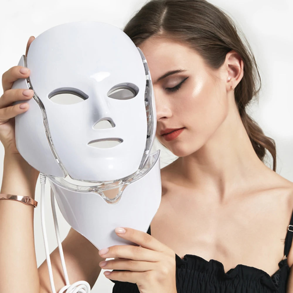 Light Therapy Face Beauty Facial 7 Colours LED Beauty Care Device