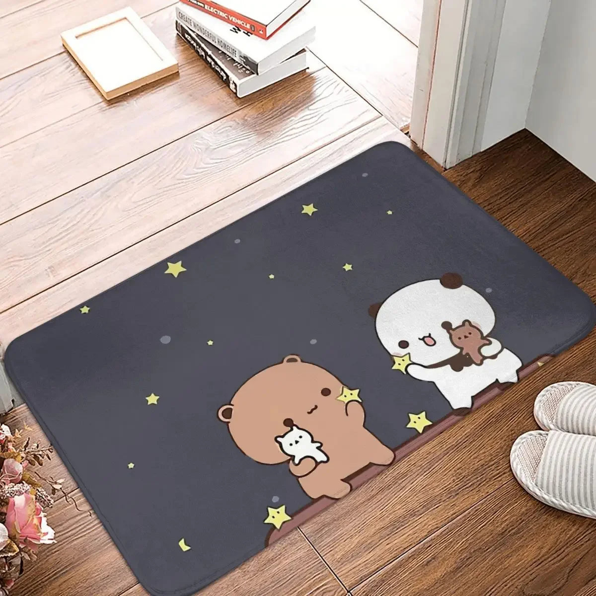 Bedroom Mat Bubu and Dudu watching the Moon Together