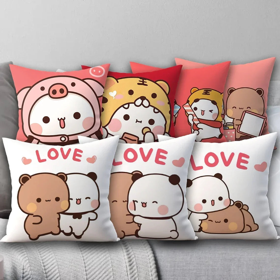 Bubu Dudu Cute Pillow Cover