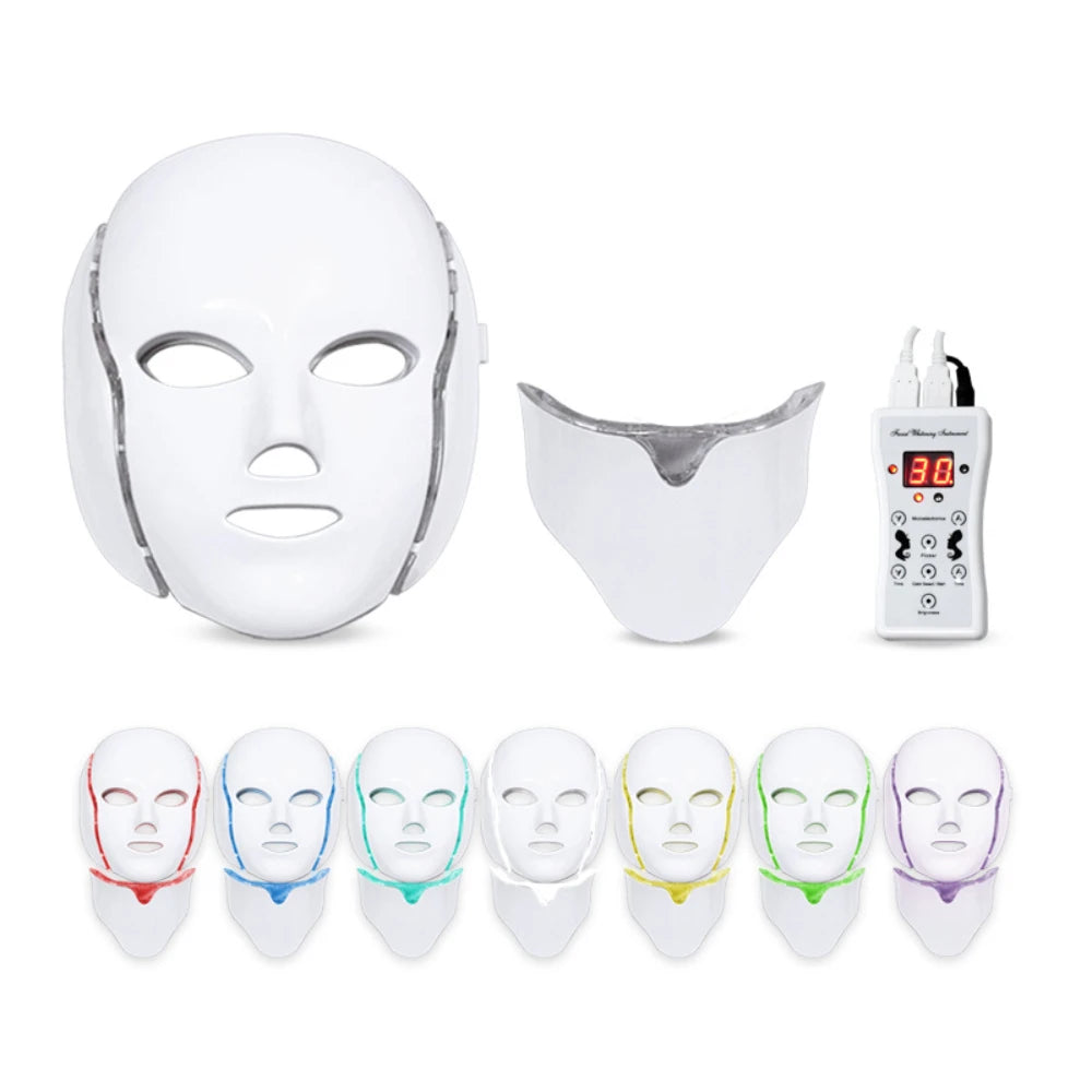 Light Therapy Face Beauty Facial 7 Colours LED Beauty Care Device